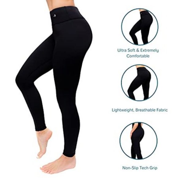 Compression Z high rise black leggings (size S) hi-rise, full length - Picture 1 of 6